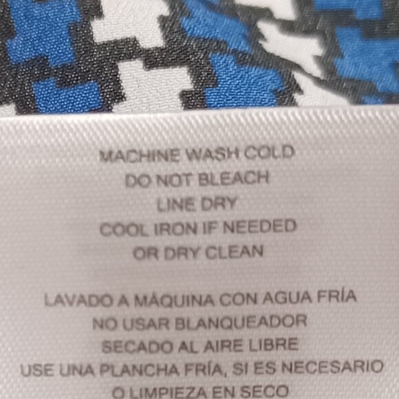 Women's Michael Kors Lightweight Blue/Black/White Designer Top Size Large - Picture 4 of 10